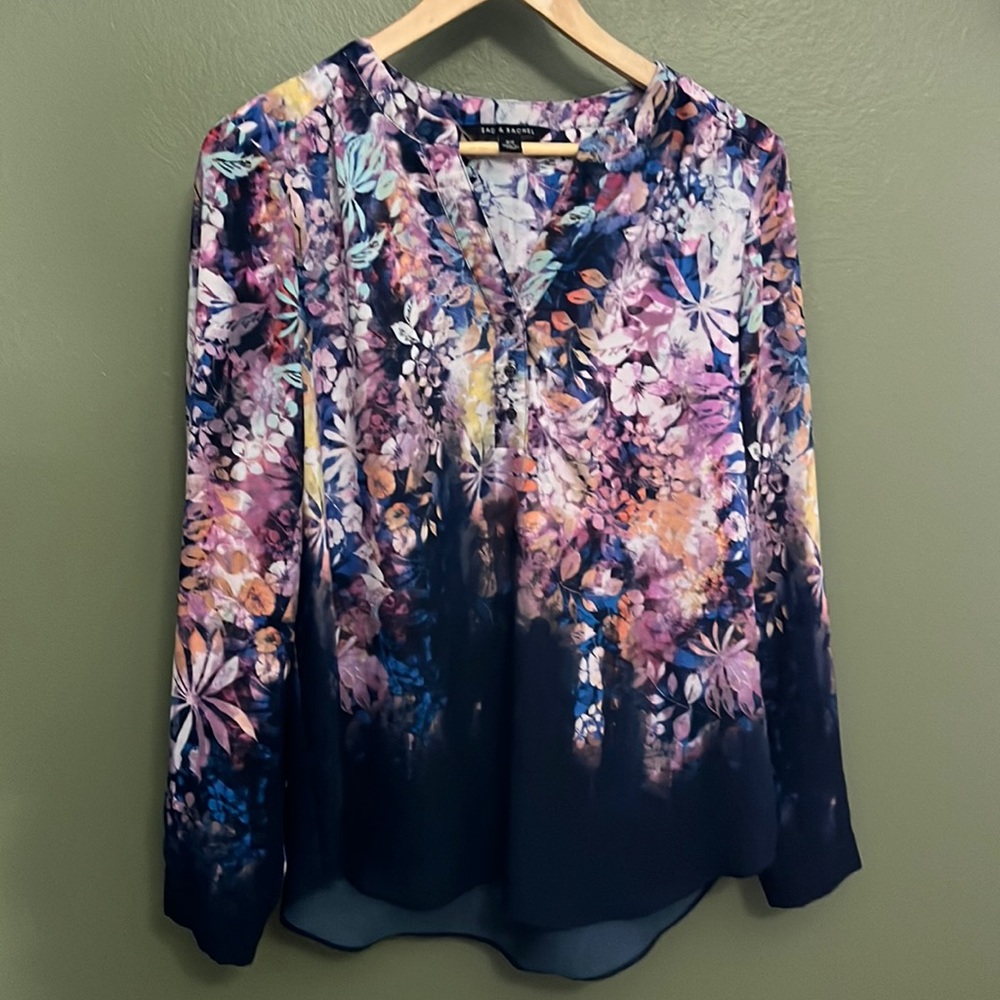 Floral, long sleeve blouse